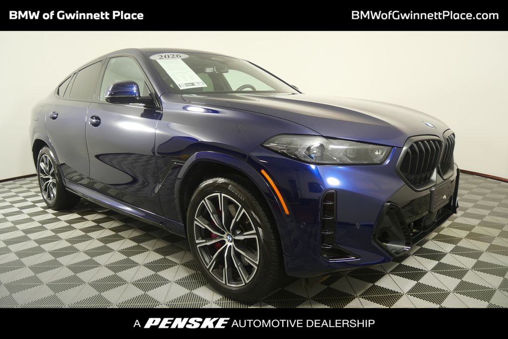 Black 2026 BMW X6 SUV / Crossover All-Wheel Drive 8-Speed Automatic