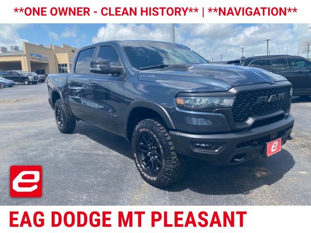 Forged Blue Metallic 2026 RAM 1500 Pickup Truck Four-Wheel Drive 8-Speed Automatic