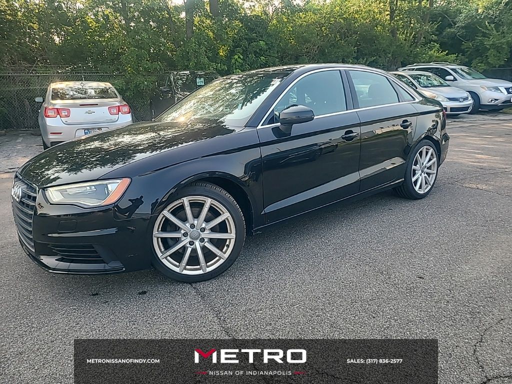 Black Metallic 2015 Audi A3 Sedan All-Wheel Drive 6-Speed Automatic