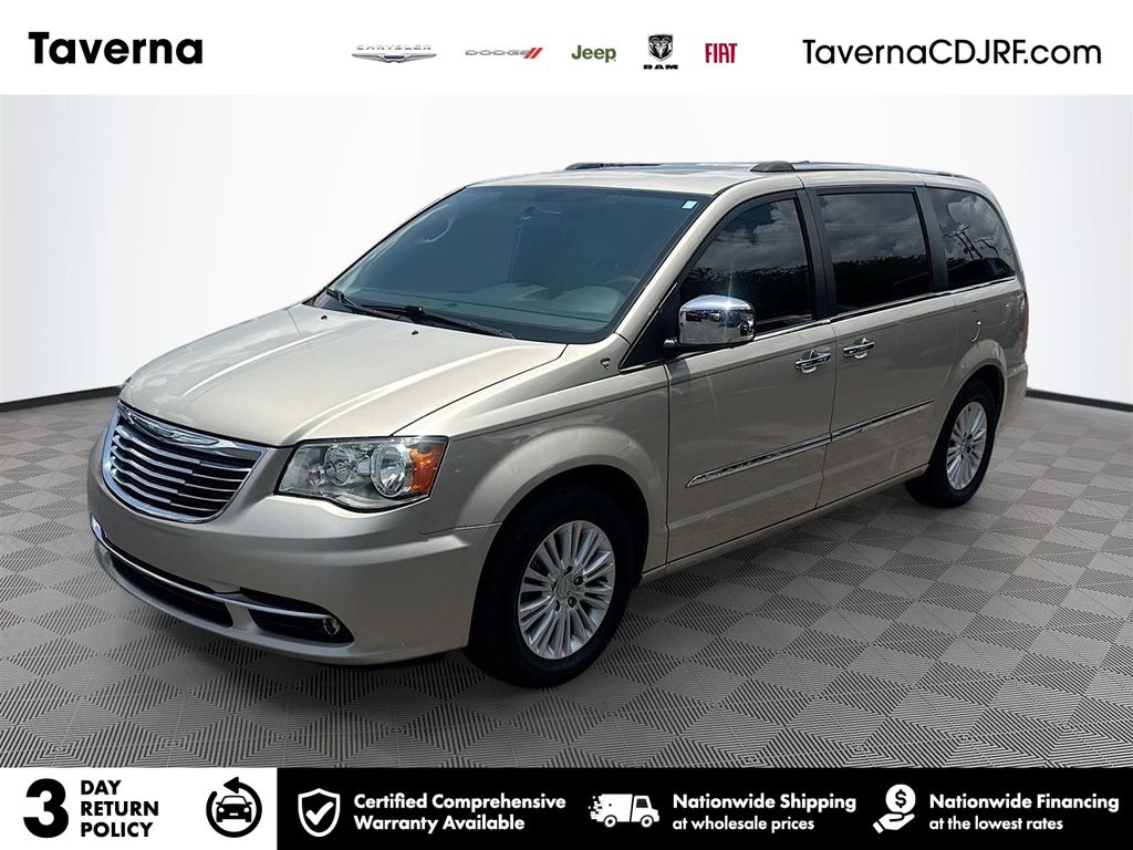 Cashmere Pearl 2013 Chrysler Town & Country Minivan Front-Wheel Drive 6-Speed Automatic