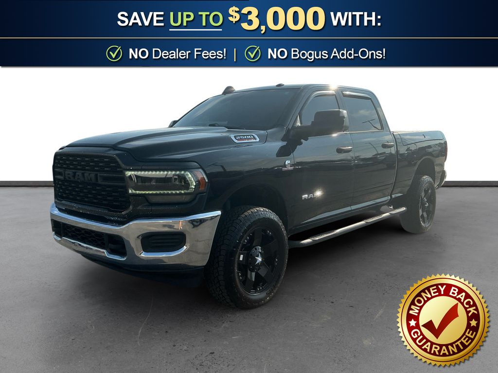 Diamond Black Crystal Pearlcoat 2022 RAM 2500 Pickup Truck Four-Wheel Drive 6-Speed Automatic