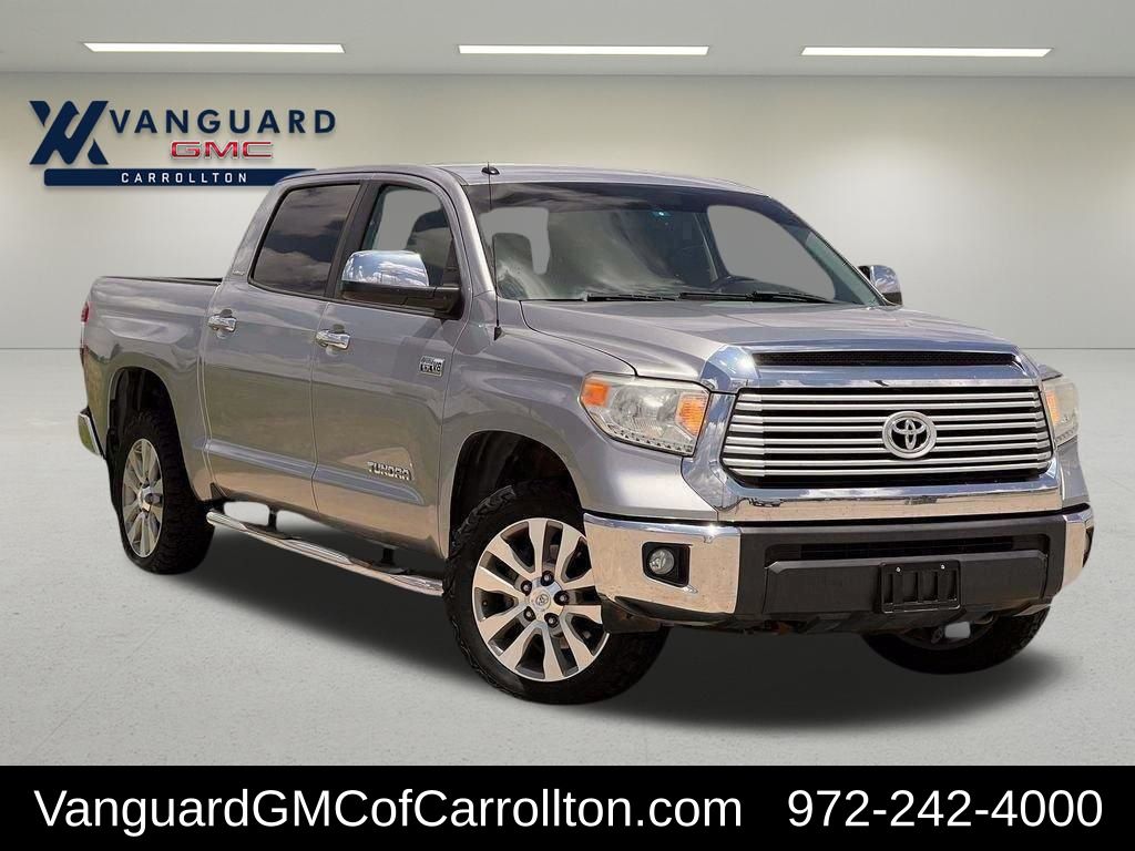 Silver Sky Metallic 2015 Toyota Tundra Pickup Truck Four-Wheel Drive 6-Speed Automatic Overdrive