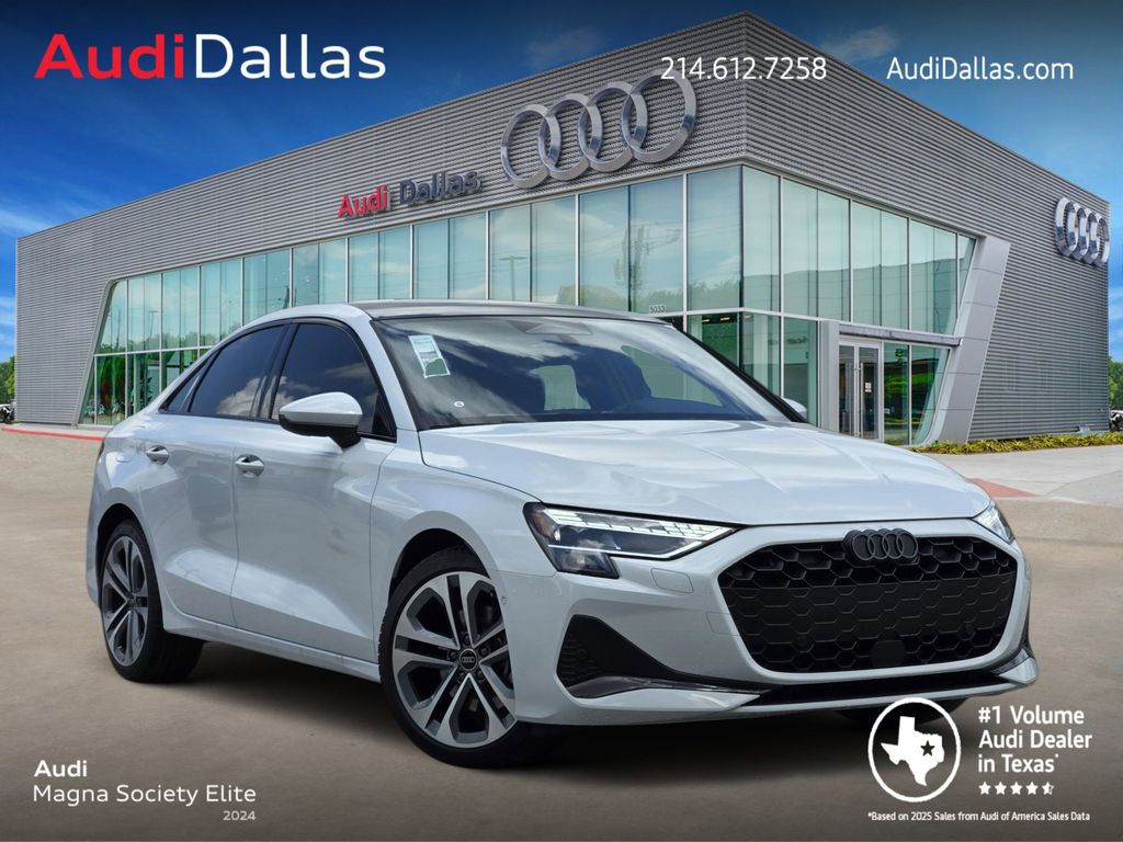 Glacier White 2026 Audi A3 Hatchback 7-Speed Automatic