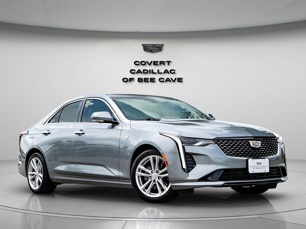 Argent Silver Metallic 2023 Cadillac CT4 Luxury RWD Sedan Rear-Wheel Drive 8-Speed Automatic