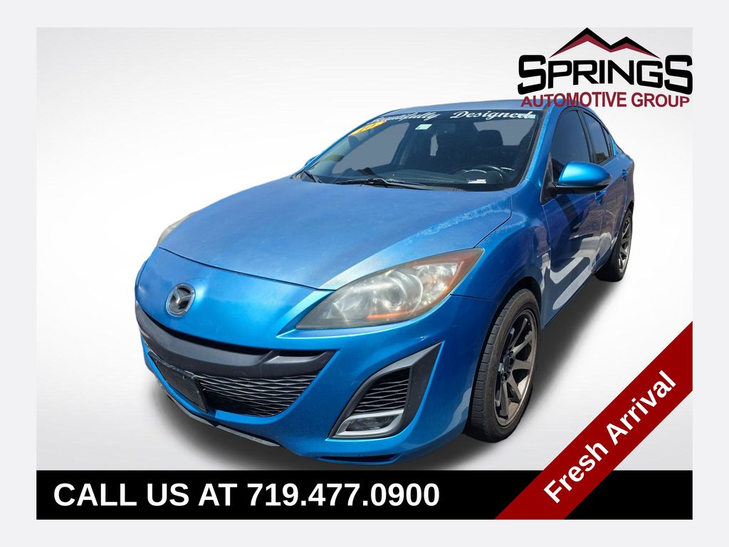 Celestial Blue Mica 2010 Mazda MAZDA3 Sedan Front-Wheel Drive 5-Speed Automatic