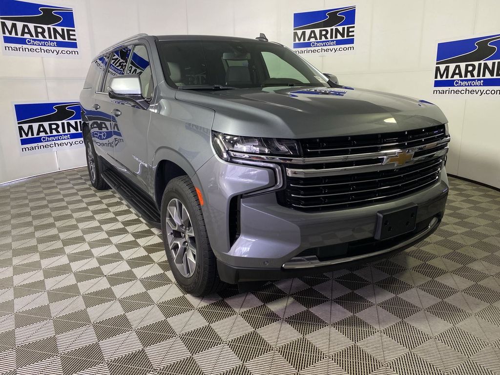 Gray (Satin Steel Metallic) 2022 Chevrolet Suburban SUV / Crossover Four-Wheel Drive
