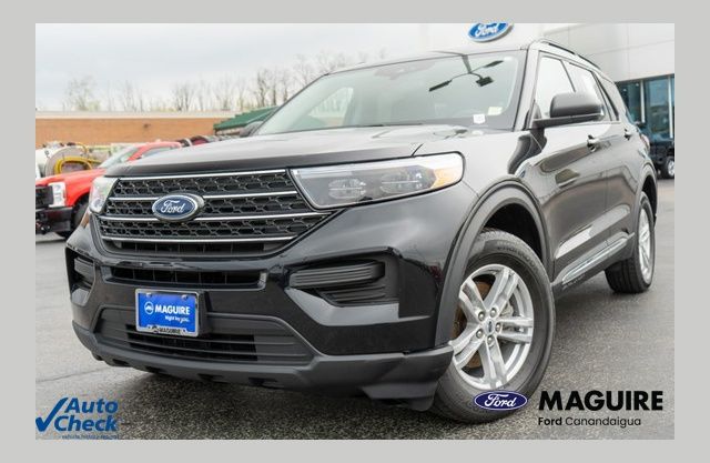 Black Metallic 2023 Ford Explorer SUV / Crossover All-Wheel Drive Automatic