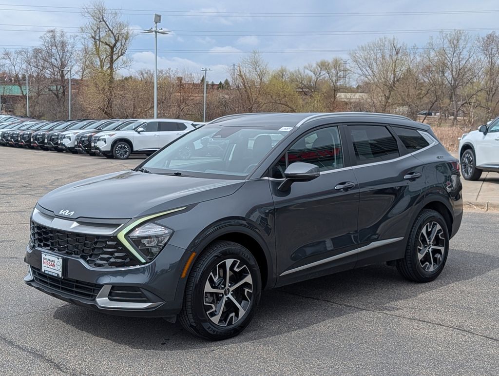 Gravity Gray 2023 Kia Sportage EX AWD SUV / Crossover All-Wheel Drive 8-Speed Automatic