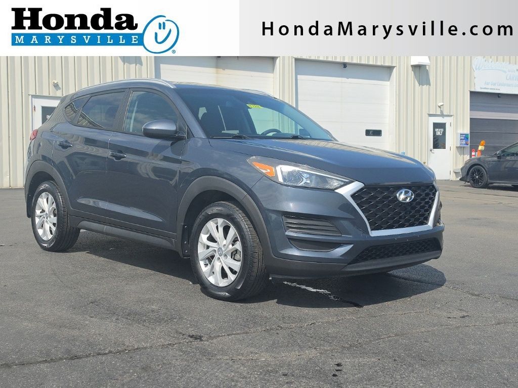 Blue 2020 Hyundai Tucson SUV / Crossover Front-Wheel Drive 6-Speed Automatic