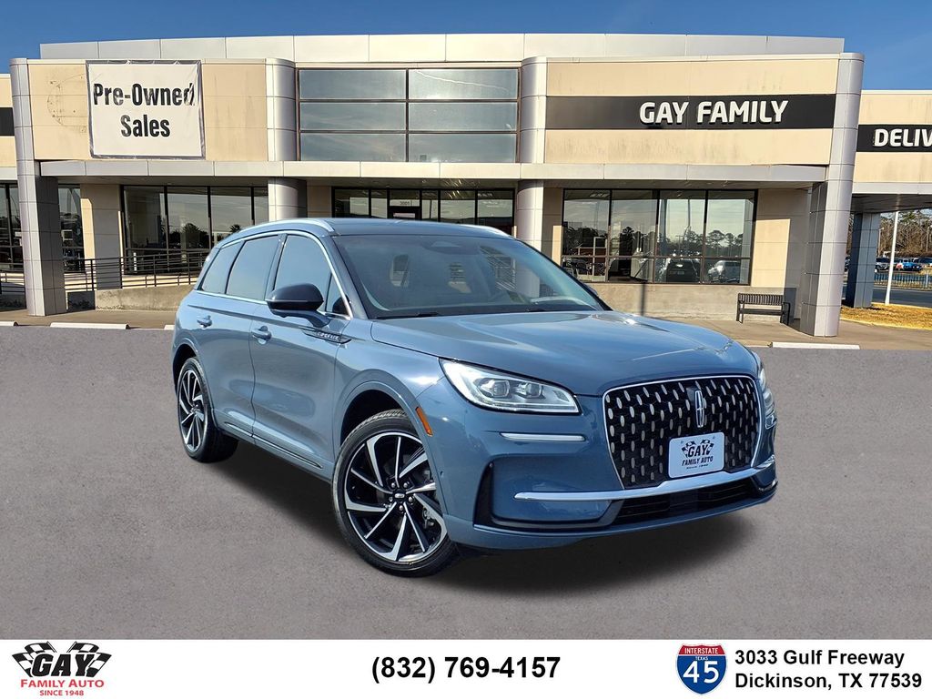Blue Metallic 2024 Lincoln Corsair Grand Touring AWD SUV / Crossover All-Wheel Drive Continuously Variable Transmission