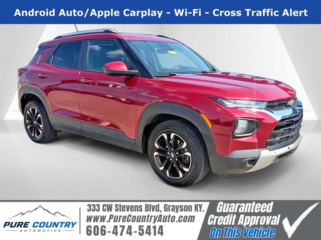 Scarlet Red Metallic 2021 Chevrolet Trailblazer SUV / Crossover Front-Wheel Drive Continuously Variable Transmission