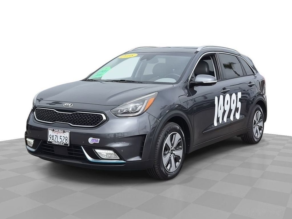 Gray (Platinum Graphite) 2018 Kia Niro Hybrid Plug-In SUV / Crossover Front-Wheel Drive 6-Speed Dual Clutch