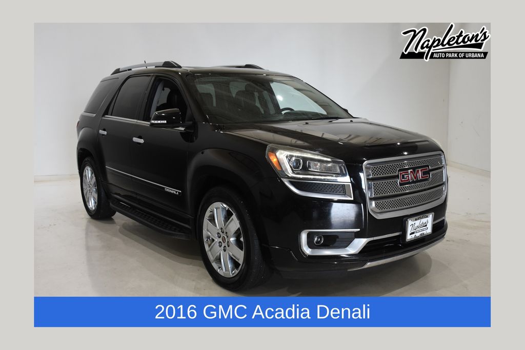 Black (Ebony Twilight Metallic) 2016 GMC Acadia SUV / Crossover All-Wheel Drive 6-Speed Automatic