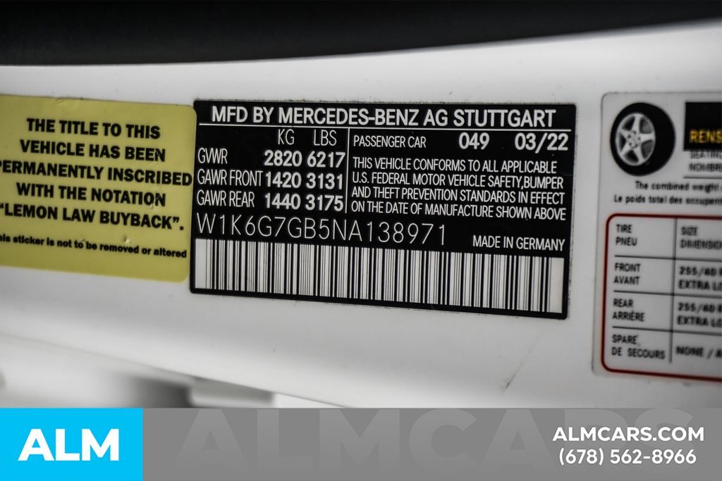 Used 2022 White Mercedes-Benz S 580 image 61