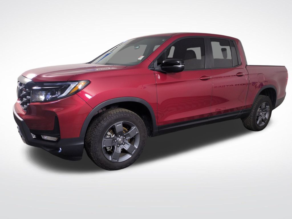 Radiant Red 2024 Honda Ridgeline Pickup Truck All-Wheel Drive 9-Speed Automatic