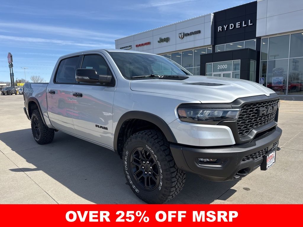 Silver Zynith 2026 RAM 1500 Pickup Truck Four-Wheel Drive 8-Speed Automatic