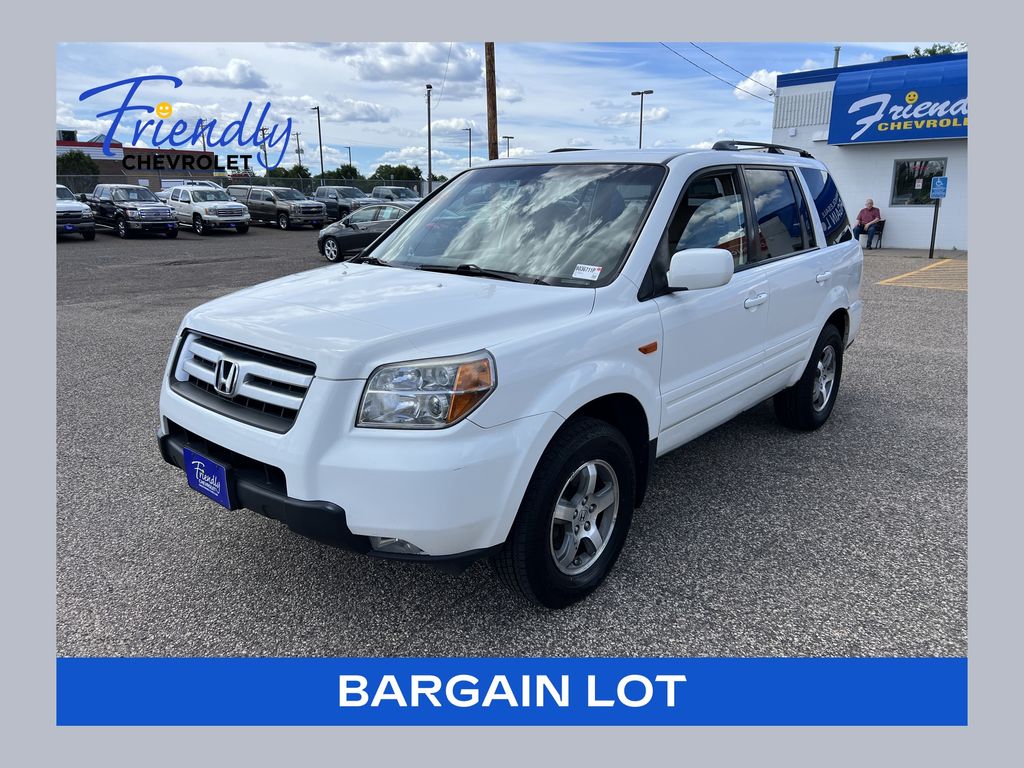 White 2008 Honda Pilot SUV / Crossover Four-Wheel Drive 5-Speed Automatic