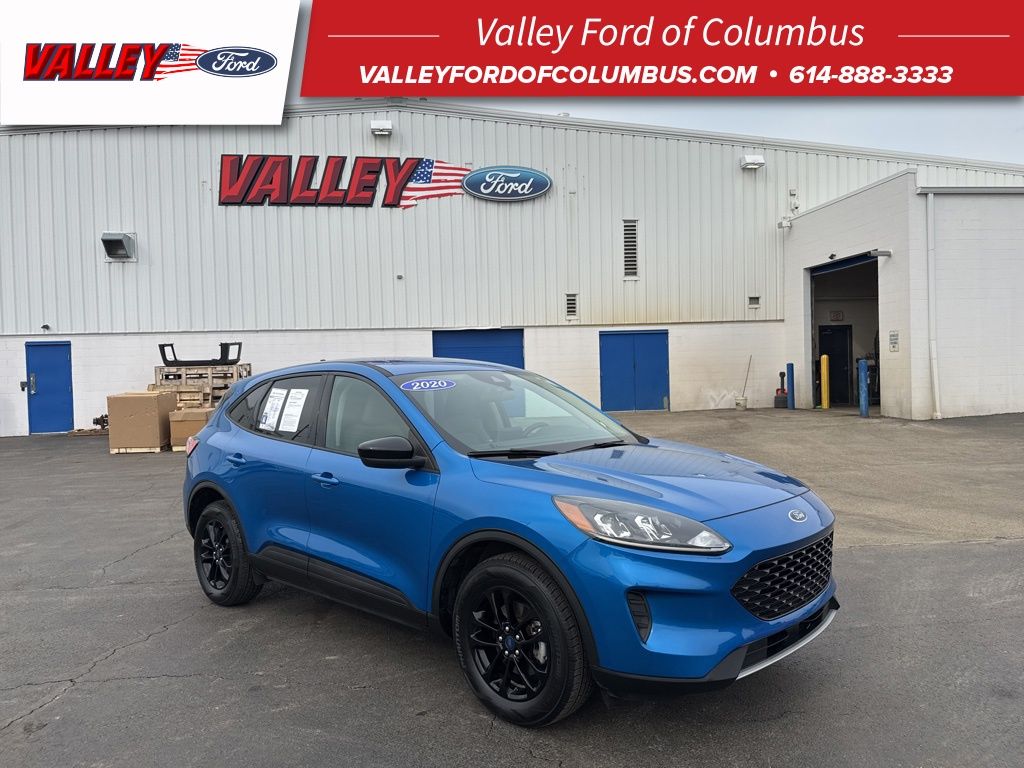 Blue Metallic 2020 Ford Escape Hybrid SE Sport AWD SUV / Crossover All-Wheel Drive Continuously Variable Transmission