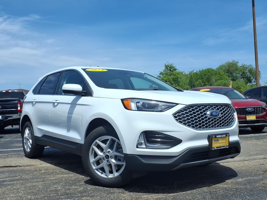 Oxford White 2024 Ford Edge SEL AWD SUV / Crossover All-Wheel Drive 8-Speed Automatic