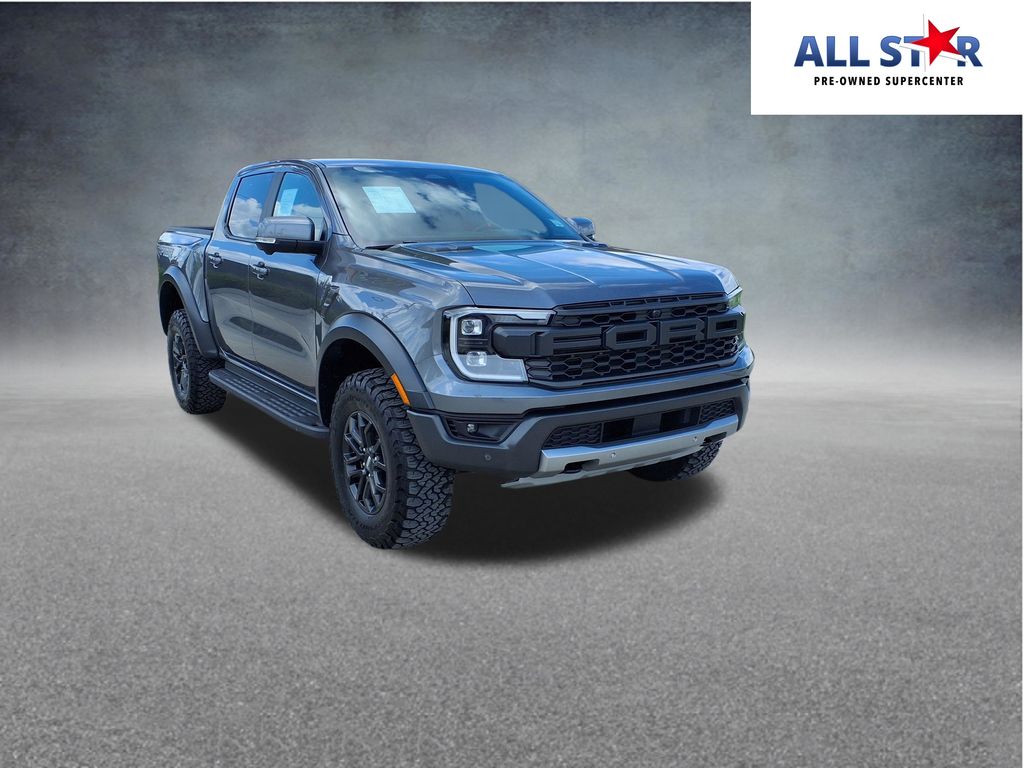 Gray Metallic 2025 Ford Ranger Pickup Truck Four-Wheel Drive Automatic