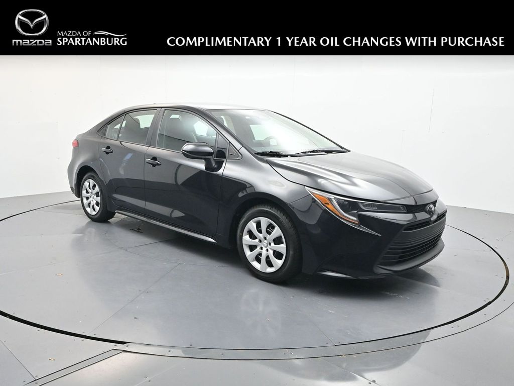 Midnight Black Metallic 2024 Toyota Corolla Sedan Front-Wheel Drive Continuously Variable Transmission
