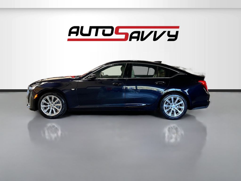 Used 2021 Dark Moon Blue Metallic Cadillac Luxury image 4