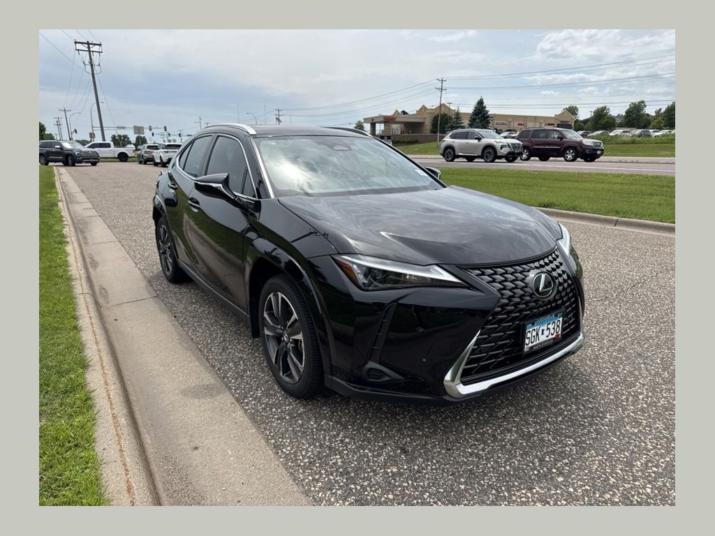 Black (Obsidian) 2025 Lexus UX Hybrid SUV / Crossover All-Wheel Drive Continuously Variable Transmission