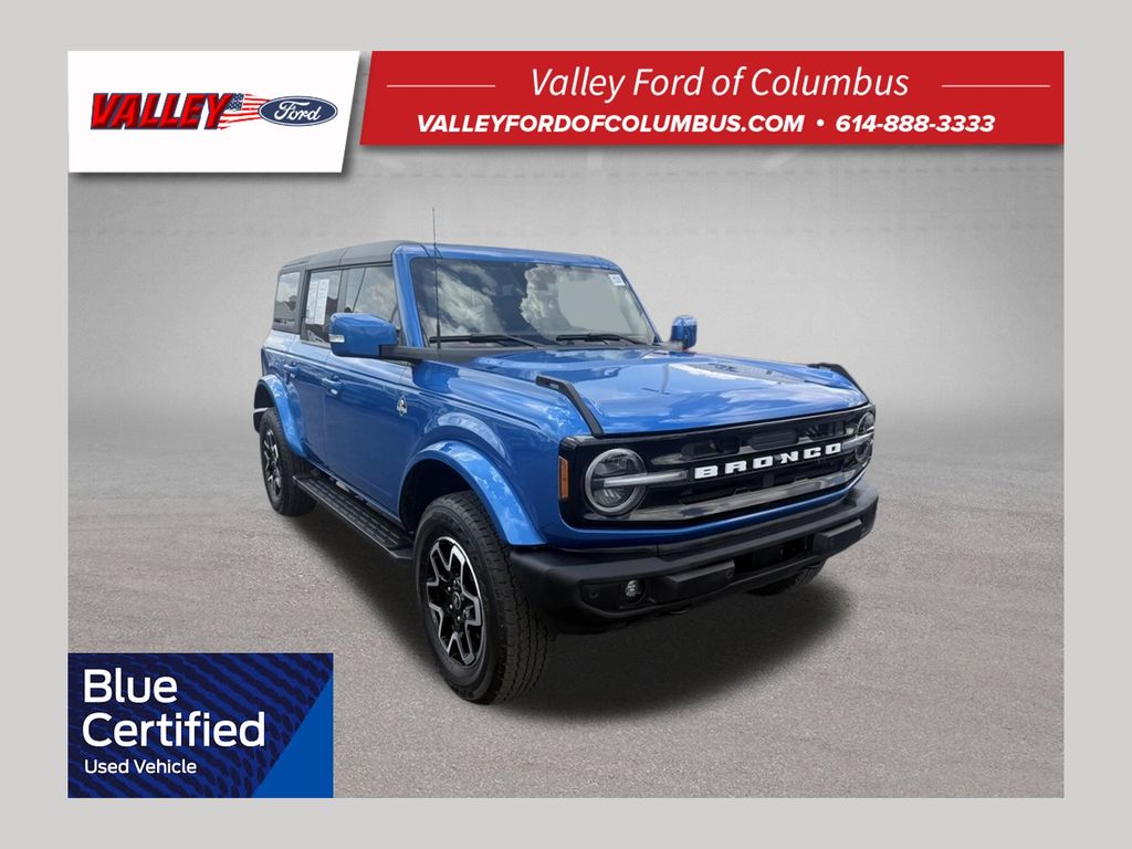 Blue Metallic 2024 Ford Bronco SUV / Crossover Four-Wheel Drive Automatic