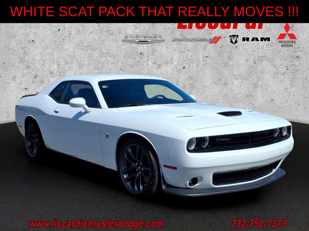 White Knuckle Clearcoat 2023 Dodge Challenger Coupe Rear-Wheel Drive 8-Speed Automatic