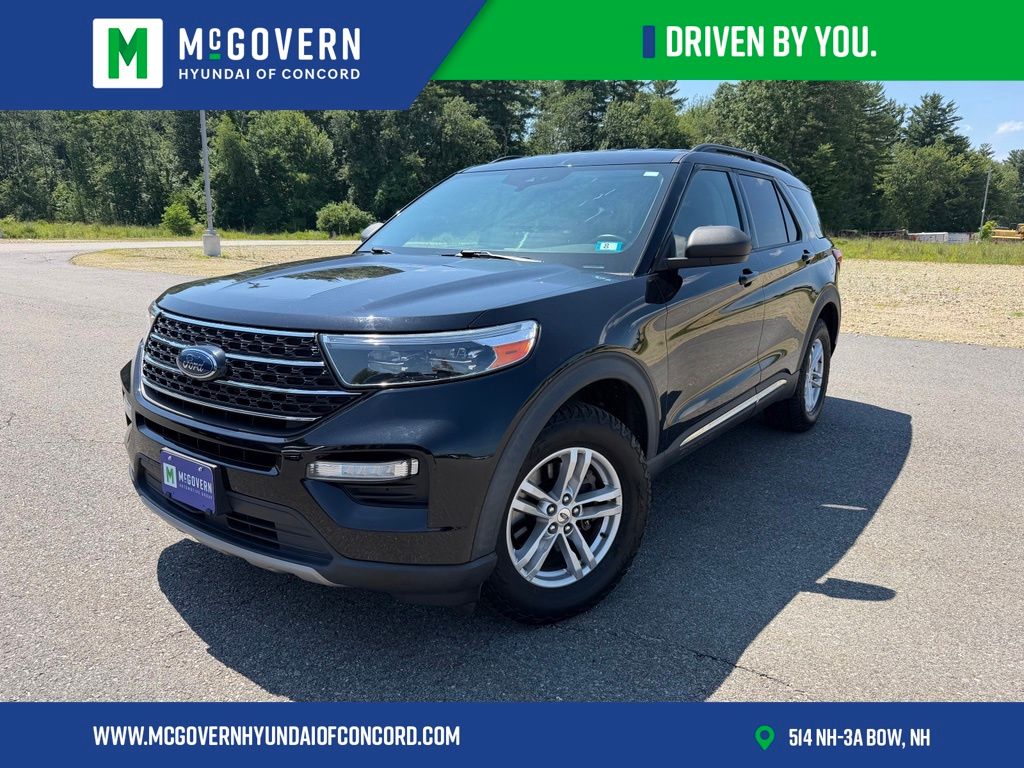Black Metallic 2020 Ford Explorer SUV / Crossover All-Wheel Drive Automatic