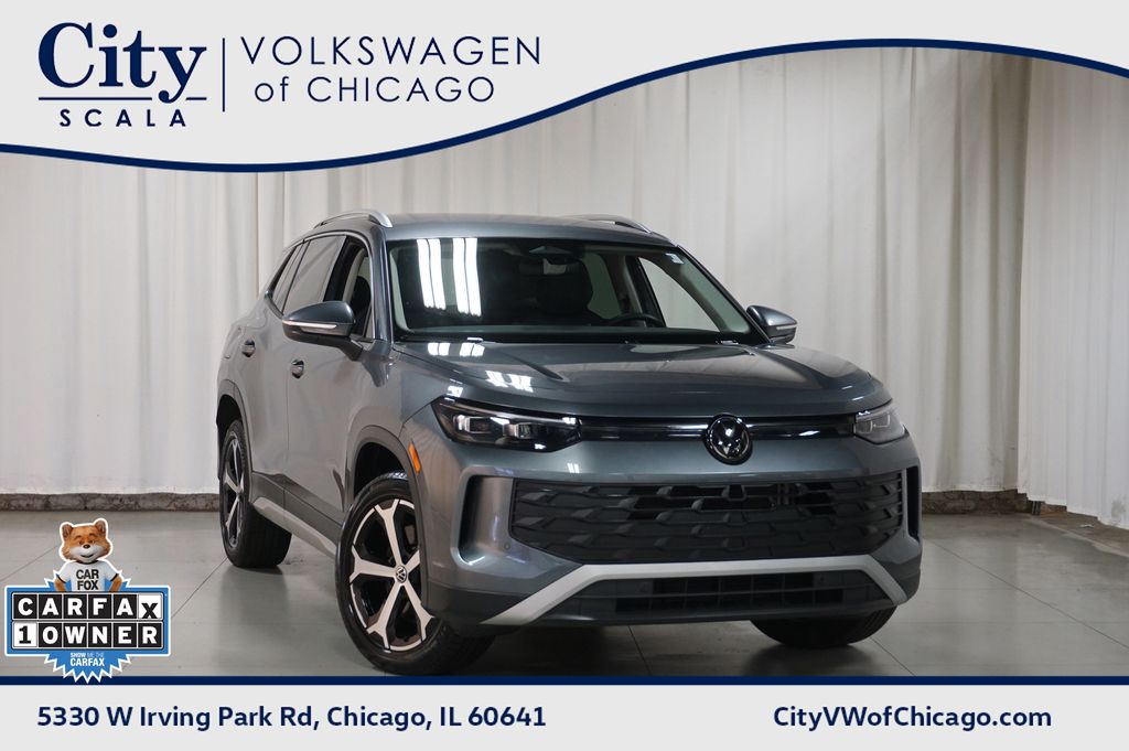 Platinum Gray Metallic 2025 Volkswagen Tiguan SUV / Crossover All-Wheel Drive 8-Speed Automatic
