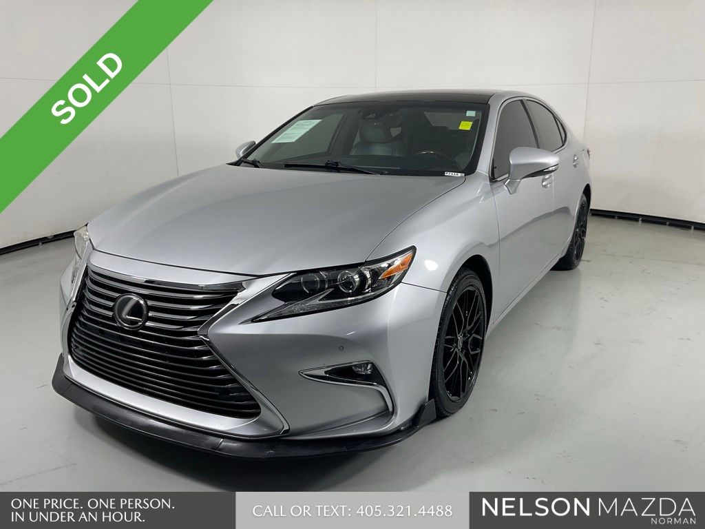 Silver 2016 Lexus ES Sedan Front-Wheel Drive 6-Speed Automatic