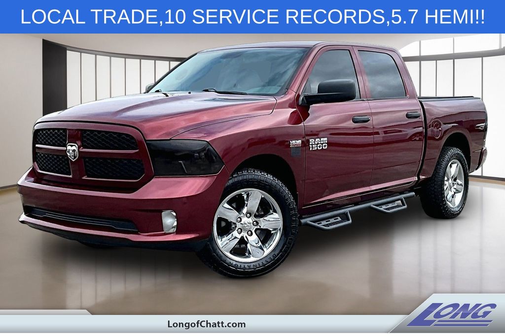 Delmonico Red Pearlcoat 2018 RAM 1500 Express Crew Cab RWD Pickup Truck 4X2 8-Speed Automatic