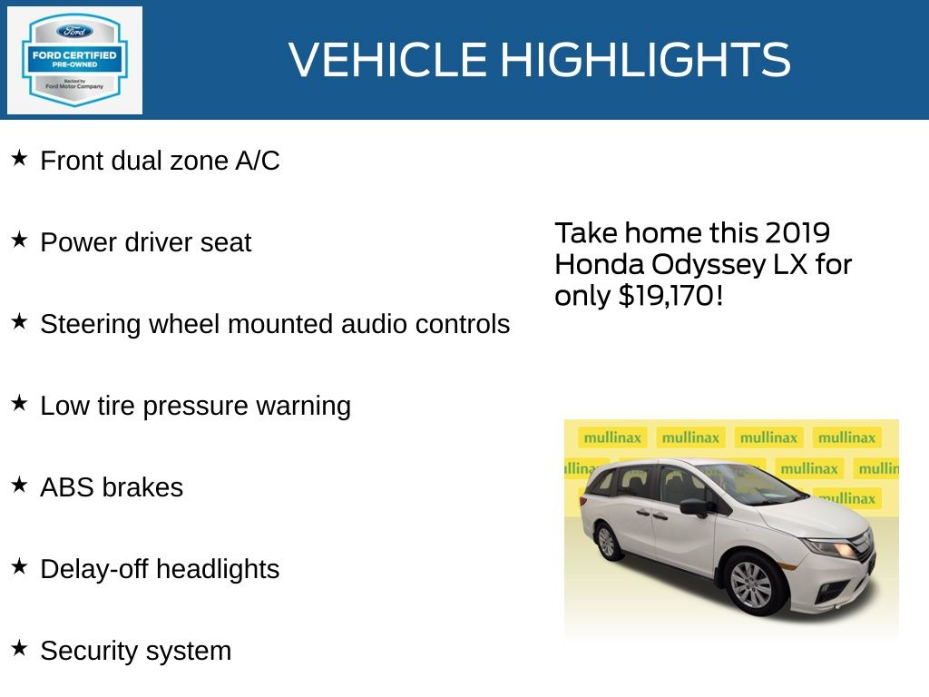 Certified Used 2019 White Honda LX image 22