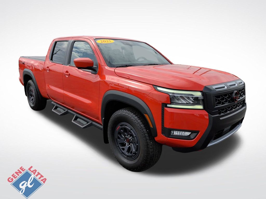 Afterburn Orange 2025 Nissan Frontier PRO-4X Crew Cab LB 4WD Pickup Truck Four-Wheel Drive 9-Speed Automatic Overdrive