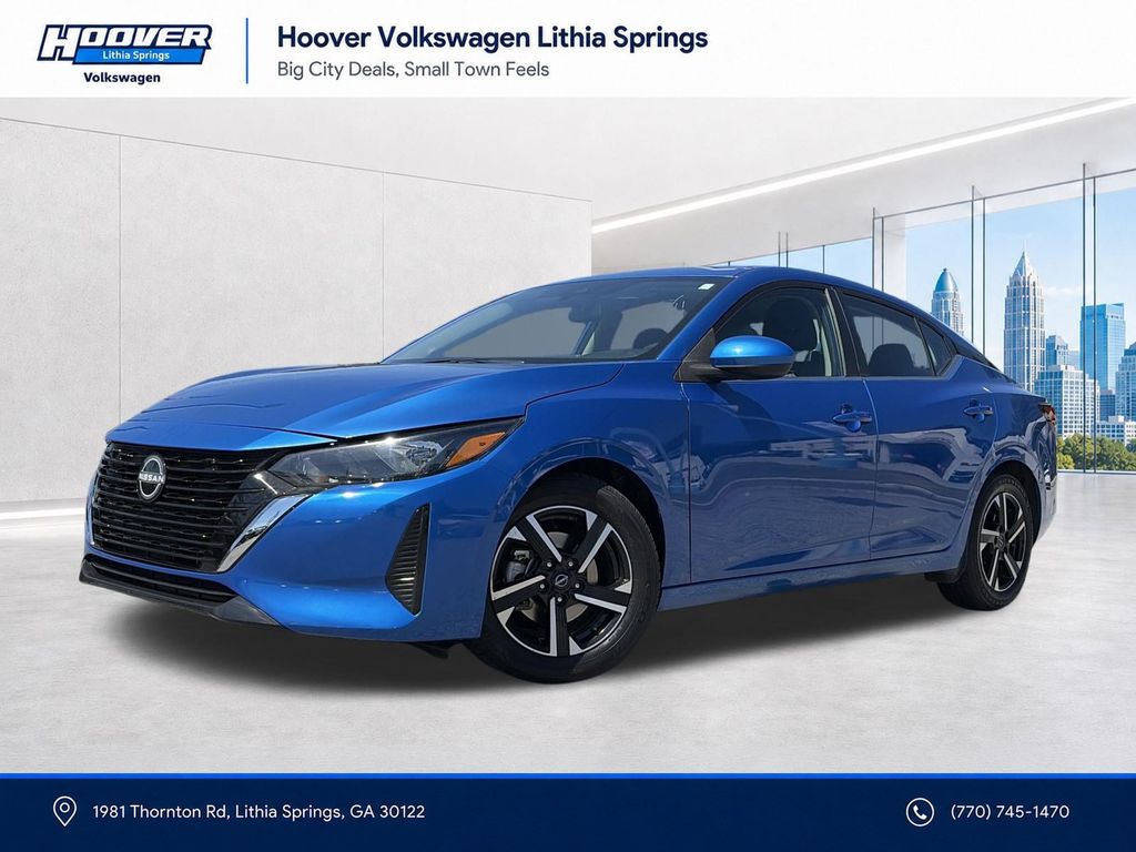 ELECTRIC BLUE M 2024 Nissan Sentra Sedan Front-Wheel Drive Continuously Variable Transmission