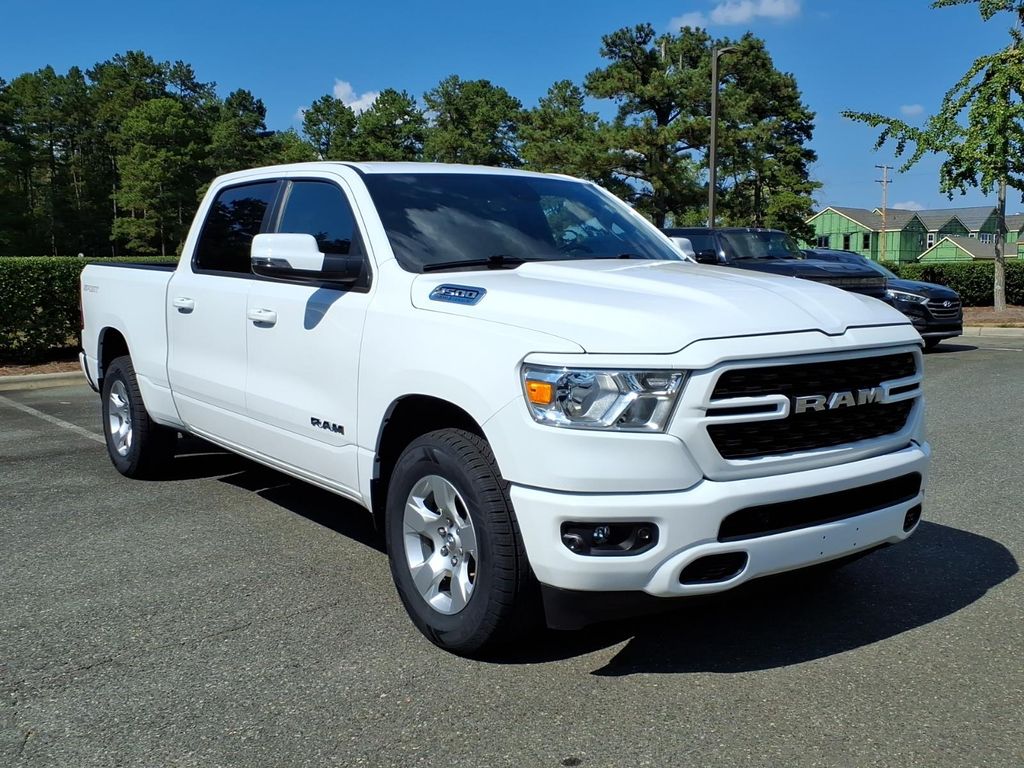 Bright White Clearcoat 2023 RAM 1500 Pickup Truck Four-Wheel Drive 8-Speed Automatic