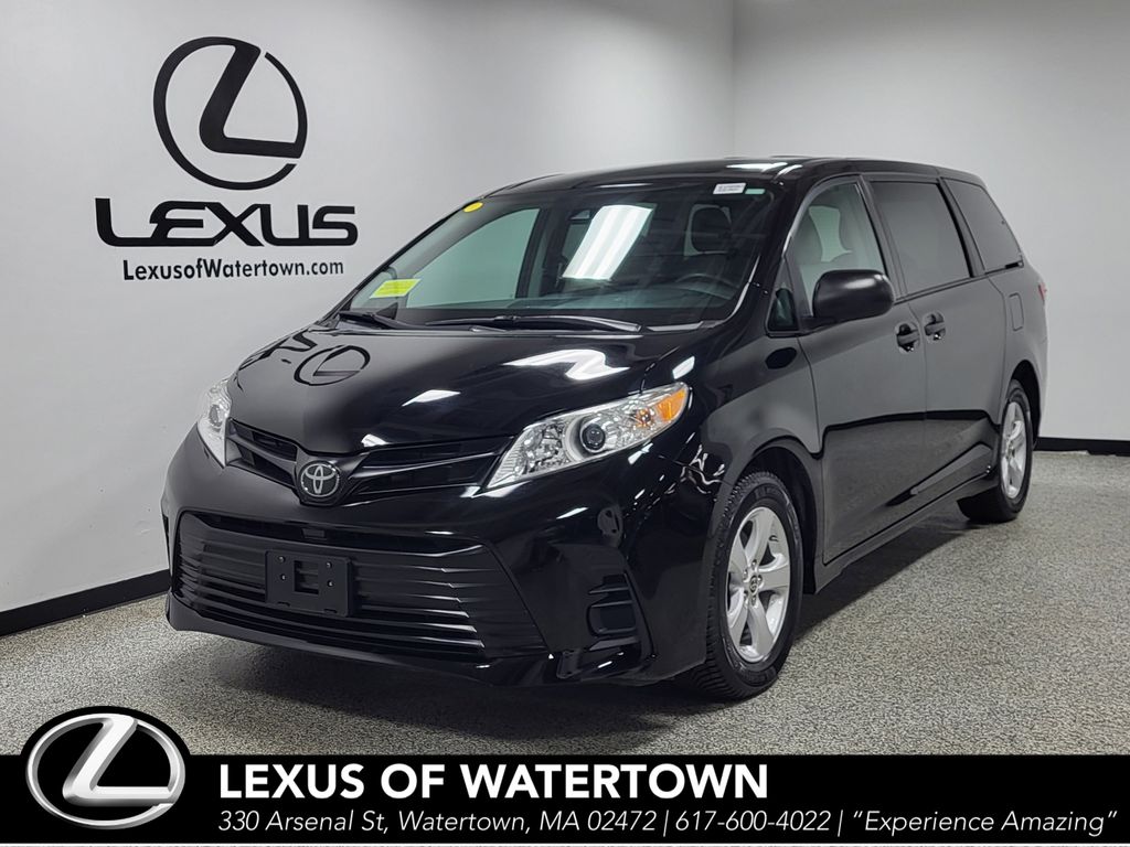 Midnight Black Metallic 2020 Toyota Sienna Minivan Front-Wheel Drive 8-Speed Automatic