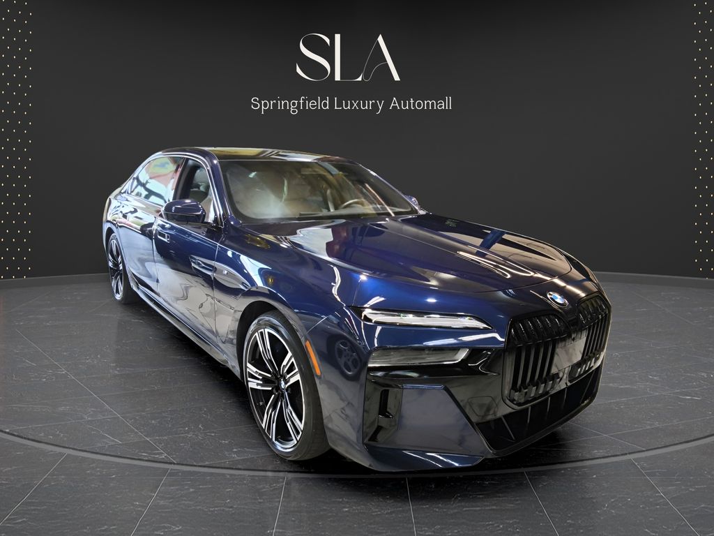 Tanzanite Blue II Metallic 2023 BMW 7 Series Sedan All-Wheel Drive 8-Speed Automatic