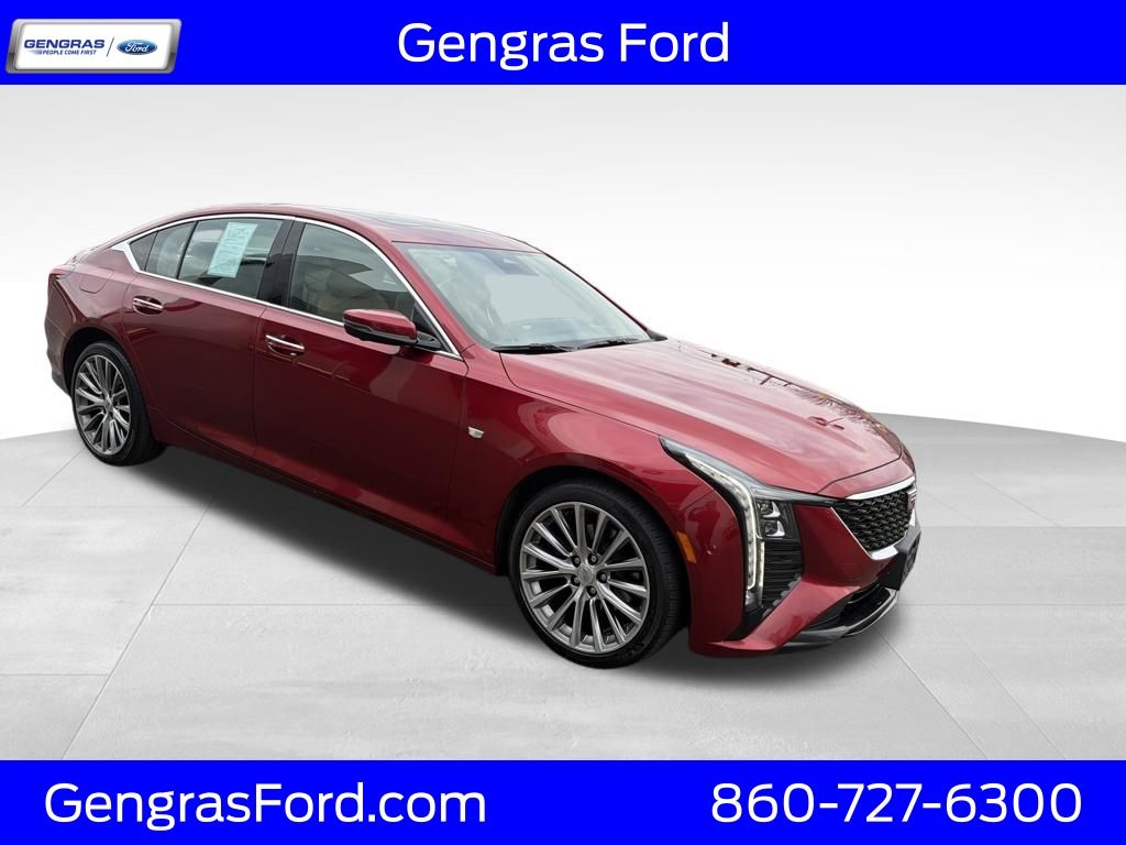 Radiant Red Tintcoat 2025 Cadillac CT5 Premium Luxury AWD Sedan All-Wheel Drive Automatic