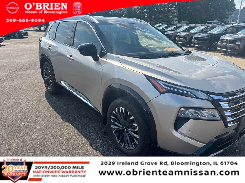 Champagne Silver Metallic 2024 Nissan Rogue SUV / Crossover All-Wheel Drive Continuously Variable Transmission