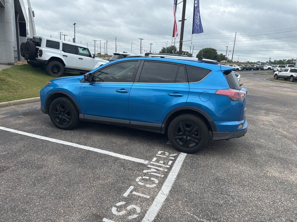 2018 Electric Storm Blue Toyota RAV4 LE FWD SUV