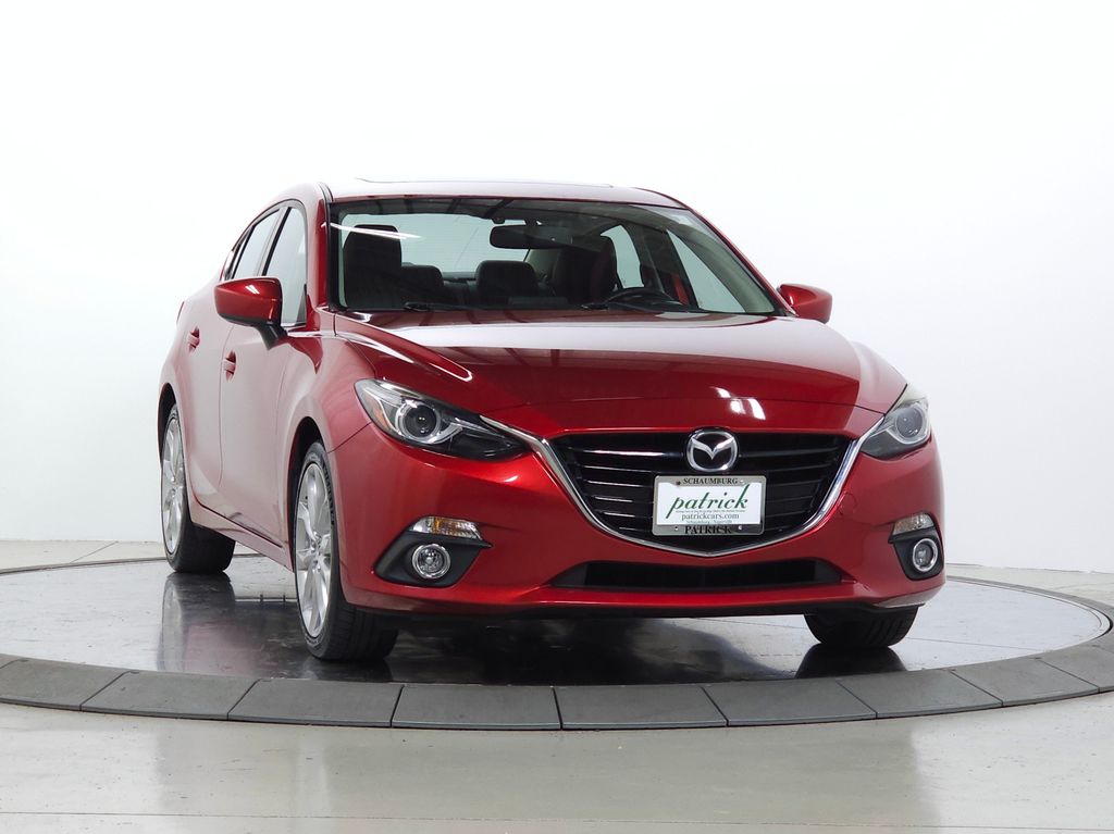 Soul Red Metallic 2016 Mazda MAZDA3 s Grand Touring Sedan Front-Wheel Drive 6-Speed Automatic