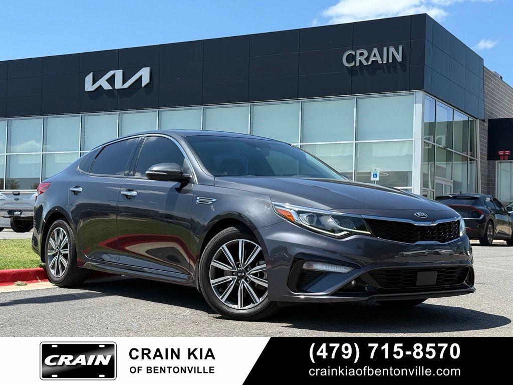 Gray (Platinum Graphite) 2019 Kia Optima Sedan 7-Speed Automatic