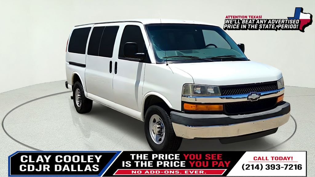 Summit White (Fleet) 2009 Chevrolet Express Van Rear-Wheel Drive 4-Speed Automatic Overdrive
