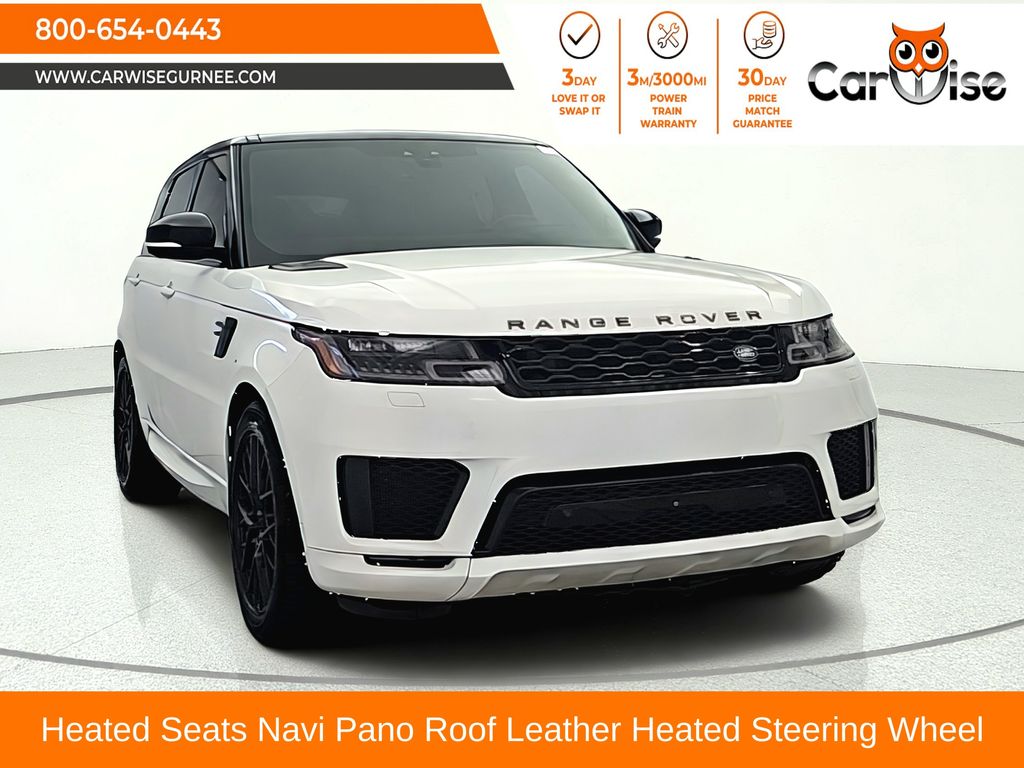 White 2018 Land Rover Range Rover Sport SUV / Crossover All-Wheel Drive 8-Speed Automatic