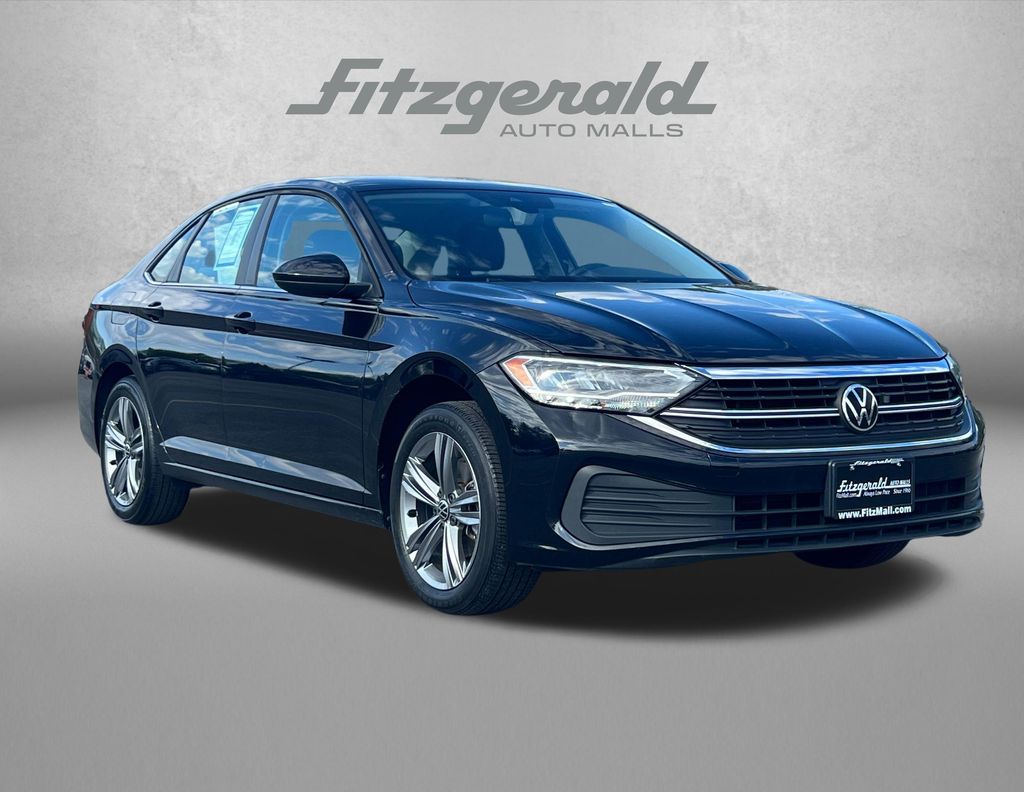 Black 2024 Volkswagen Jetta SE FWD Sedan Front-Wheel Drive 8-Speed Automatic