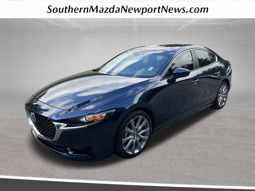 Deep Crystal Blue Mica 2021 Mazda MAZDA3 Sedan Front-Wheel Drive 6-Speed Automatic