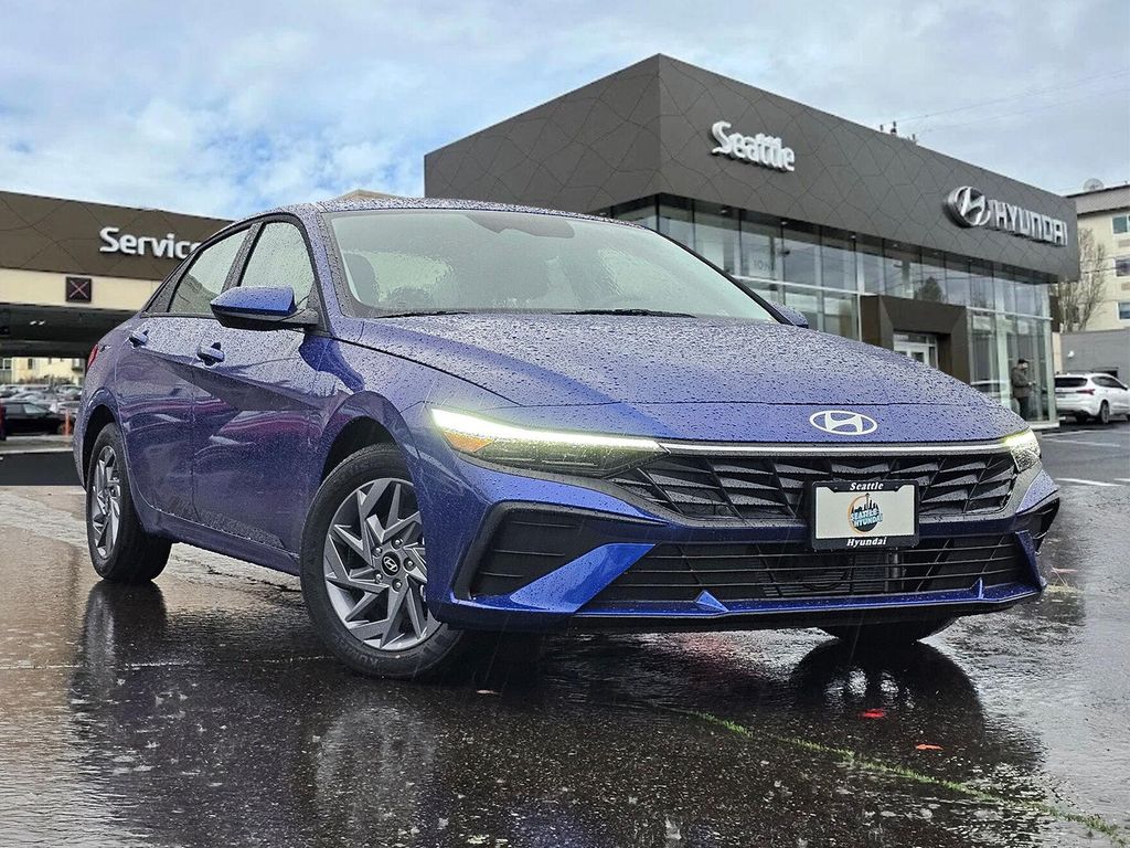 Intense Blue 2026 Hyundai Elantra Hybrid Blue FWD Sedan Front-Wheel Drive 6-Speed Dual Clutch