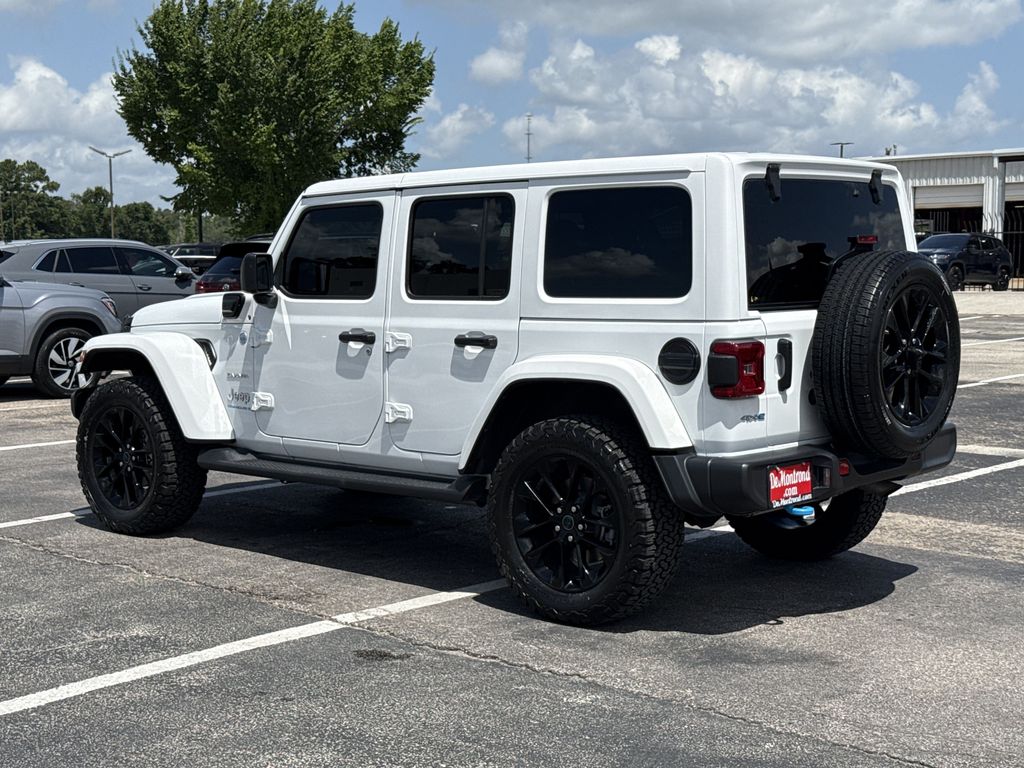 2024 Jeep Wrangler Sahara 4xe White at River Oaks CDJR